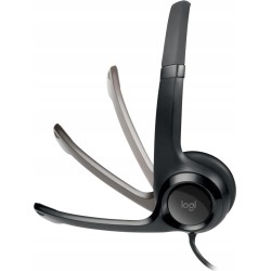 Outlet Słuchawki nauszne przewodowe z mikrofonem Logitech H390