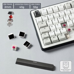 Bezprzewodowa klawiatura G-Lab KEYZ Elite 400 WG
