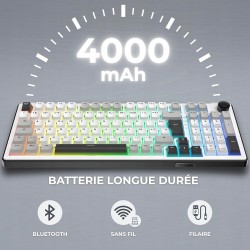 Bezprzewodowa klawiatura G-Lab KEYZ Elite 400 WG