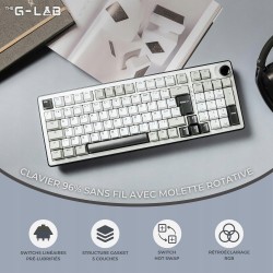 Bezprzewodowa klawiatura G-Lab KEYZ Elite 400 WG