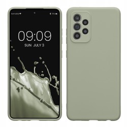 Outlet Kwmobile etui Samsung Galaxy A52/5G/A52s TPU matowe szaro zielone