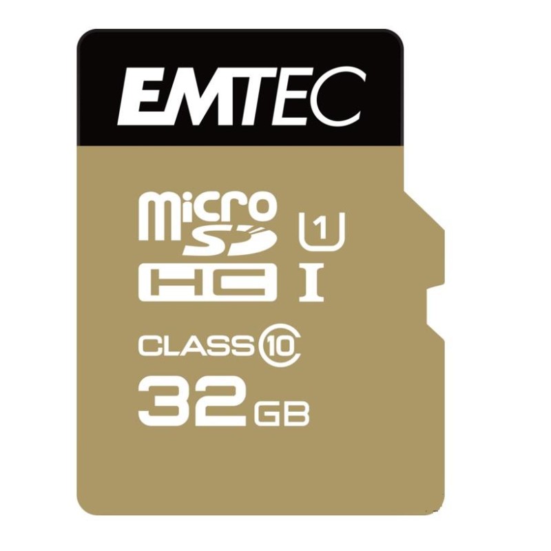 Outlet Emtec microSDHC 32GB Class 10 Gold+ karta pamięci odczyt 85MB/s SD