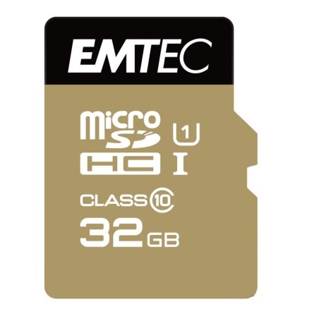 Outlet Emtec microSDHC 32GB Class 10 Gold+ karta pamięci odczyt 85MB/s SD