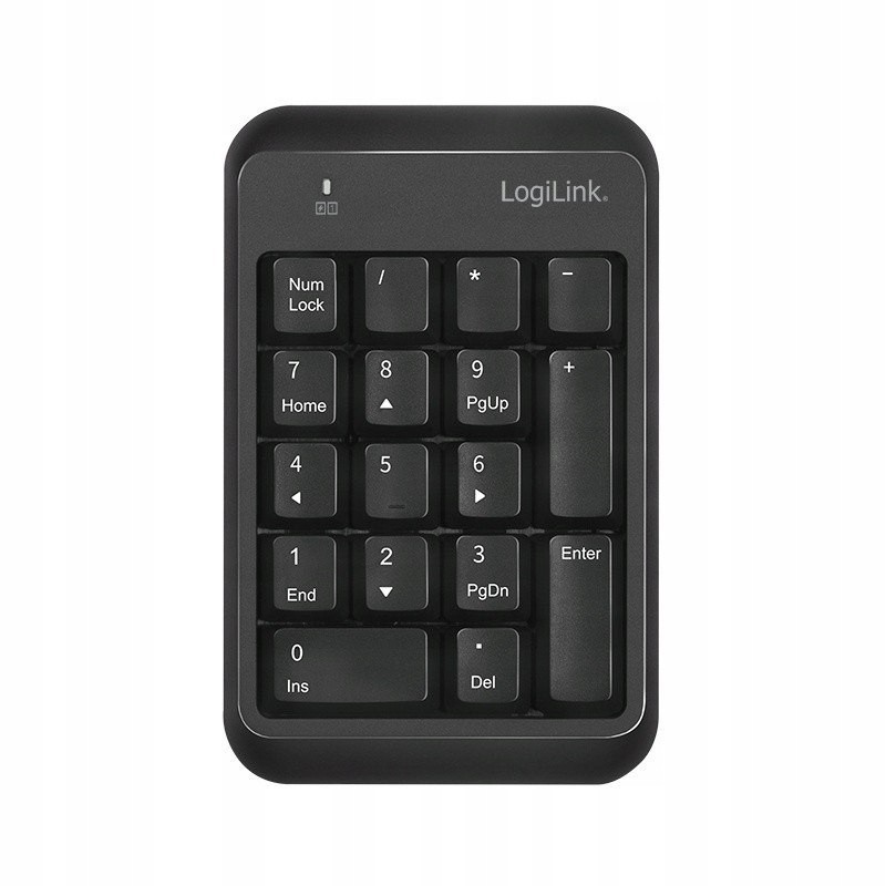 Outlet Klawiatura numeryczna Logilink membranowa czarna Bluetooth niski