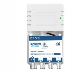 Outlet Edision LIA-301 wzmacniacz sygnału TV DVB-T LTE 20 dB 3 wyjścia