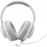 Outlet Słuchawki dla graczy JBL Quantum 100 M2 Białe z mikrofonem do PC,