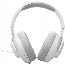 Outlet Słuchawki dla graczy JBL Quantum 100 M2 Białe z mikrofonem do PC,