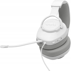 Outlet Słuchawki dla graczy JBL Quantum 100 M2 Białe z mikrofonem do PC,
