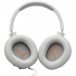 Outlet Słuchawki dla graczy JBL Quantum 100 M2 Białe z mikrofonem do PC,