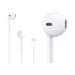 Outlet Słuchawki przewodowe douszne Apple EarPods (USB-C) białe do iPhone,