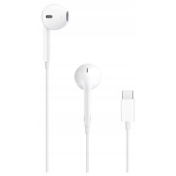 Outlet Słuchawki przewodowe douszne Apple EarPods (USB-C) białe do iPhone,