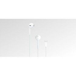 Outlet Słuchawki przewodowe douszne Apple EarPods (USB-C) białe do iPhone,