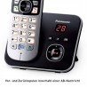 Outlet Panasonic KX-TG6822GB telefon bezprzewodowy sekretarka 2 słuchawki