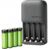 Outlet Ładowarka Amazon HPTCH0035 + 4 Akumulatorki Amazon R6 2000mAh