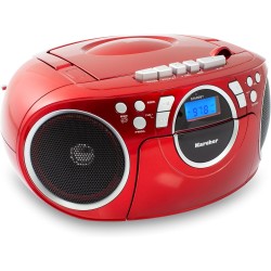 Outlet Kärcher RR 5042-R radioodtwarzacz CD FM przenośny stereo czerwony
