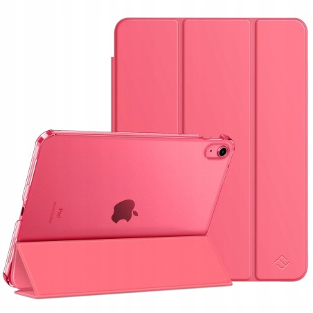 FINTIE etui slim różowe przezroczyste do iPad 11" 2022/2025 Air 10.9 cali