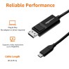 Kabel DisplayPort - USB typ C Amazon 0,9 m