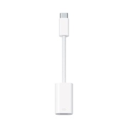 Outlet Przejściówka z USB-C na Lightning Apple MUQX3ZM/A biały