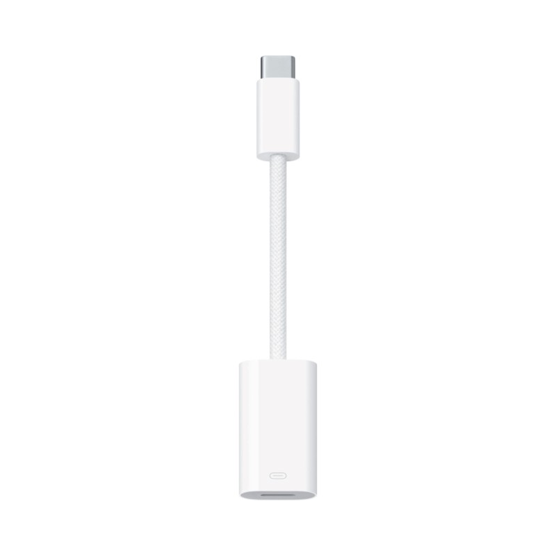 Outlet Przejściówka z USB-C na Lightning Apple MUQX3ZM/A biały