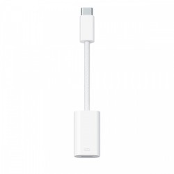 Outlet Przejściówka z USB-C na Lightning Apple MUQX3ZM/A biały
