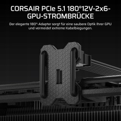 Outlet Mostek zasilający Corsair PCIe 5.x 180° 12V-2x6 do kart graficznych