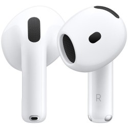 Outlet Słuchawki bezprzewodowe douszne Apple AirPods 4 ANC Bluetooth białe