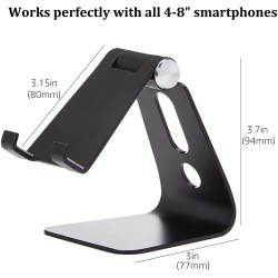 Amazon Basics D1316 Biurkowa regulowana podstawka na telefon uniwersalna