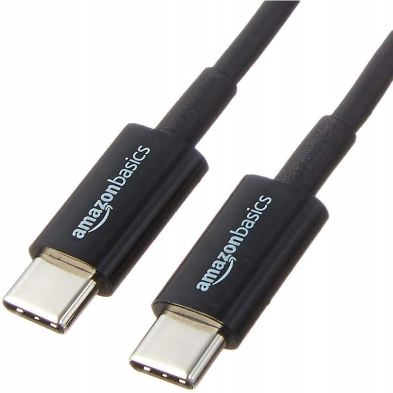 AmazonBasics kabel USB C na USB C 5V 0.9 m czarney