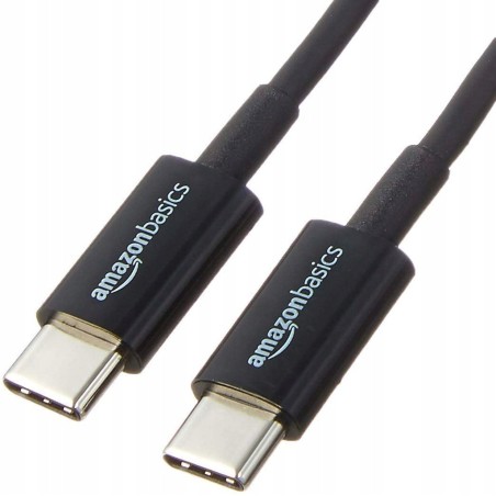 AmazonBasics kabel USB C na USB C 5V 0.9 m czarney