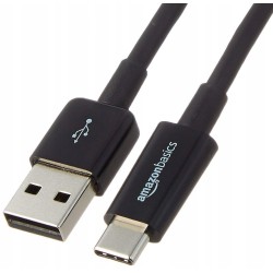 AmazonBasics kabel USB C na USB C 5V 0.9 m czarney