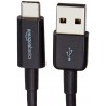 AmazonBasics kabel USB C na USB C 5V 0.9 m czarney