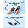 Outlet Magnetyczny Powerbank INIU 10000 mAh czarny USB-C 45W Szary