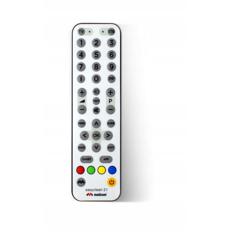 Outlet Pilot uniwersalny Meliconi EASYCELAN 2.1 do wielu telewizorów Outlet Pilot uniwersalny Meliconi EASYCELAN 2.1 do wielu telewizorów