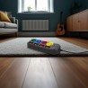 Outlet Przedłużacz listwa zasilająca 4 kolorowe gniazda 1,5m ładowarka USB