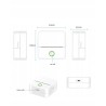 Outlet Mini drukarka termiczna X6 do zdjęć przenośna Bluetooth 10 rolek