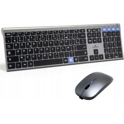 Outlet Zestaw Bluestork Grapheme V3 Klawiatura Mysz Bluetooth 5.0/2.4 Ghz