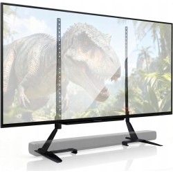 Outlet Stojak TV Amazon Basics do telewizorów - czarny, uniwersalny