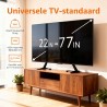 Outlet Stojak TV Amazon Basics do telewizorów - czarny, uniwersalny