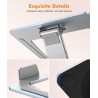 Outlet EOIWUY Regulowany Stojak na Laptopa Szary