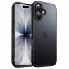 Outlet JETech etui kompatybilne z iPhone 17 6.3 matowe transparentne czarne