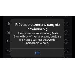 USZKODZONY Słuchawki bezprzewodowe dokanałowe Apple Beats Studio Buds +