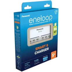 USZKODZONY Ładowarka 8-kanałowa Panasonic Eneloop BQ-CC63 AA AAA Smart
