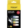 Outlet Pendrive Intenso Basic Line 64 GB USB 2.0 wielokolorowy do 28 MB/s