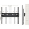 Outlet Wytryzmały Uchwyt na telewizor Grifema GB1004-2 26-55'' VESA