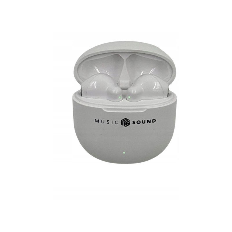Outlet Słuchawki douszne CELLULARLINE Swag Białe Music Sound Bluetooth