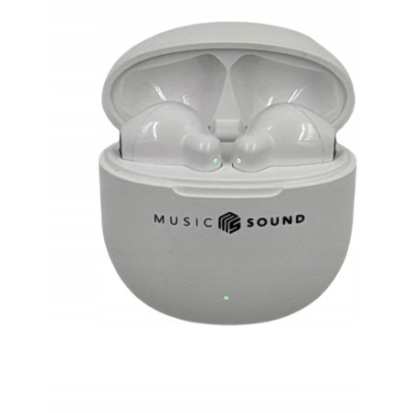 Outlet Słuchawki douszne CELLULARLINE Swag Białe Music Sound Bluetooth