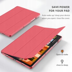 Outlet Etui CACOE do Samsung Galaxy Tab A9+ 11" z funkcją stojaka różowe
