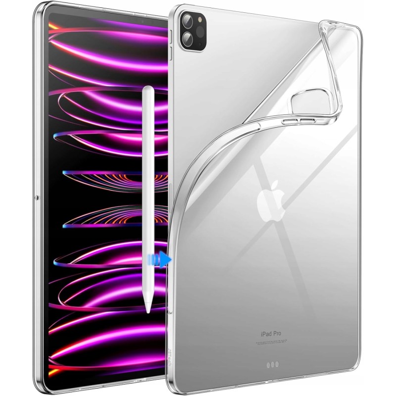Outlet JETech etui iPad Pro 12.9" 6/5 gen TPU przezroczyste antywstrząs