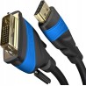 Outlet KabelDirekt kabel HDMI DVI dł.2m DVI-D 24+1 Full HD 1080p High Speed