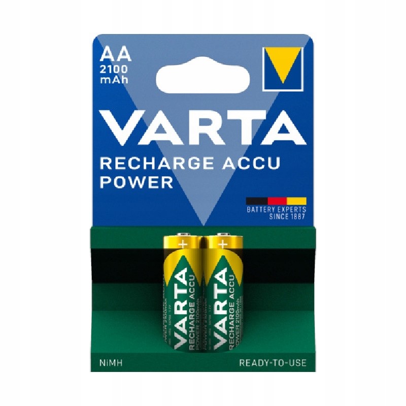Outlet Akumulator niklowo-metalowo-wodorkowy (NiMH) Varta AA (R6) 2100 mAh